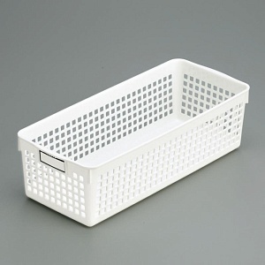 Inomata / Корзина   128*301*88мм БЕЛЫЙ (100372)