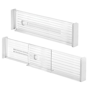 InterDesign / Набор и двух раздвижных разделителей для ящиков (100790)