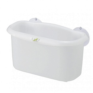 Inomata / Корзина 164*89*90мм на присосках БЕЛЫЙ (100383)