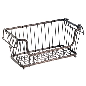 InterDesign / Корзина для хранения с боковыми ручками York Lyra бронза 30.5х16х15см (100799)