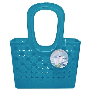 InterDesign / Корзина средняя длинные ручки небесный 31х12х38 см (100181)