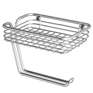 InterDesign / Держатель для туалетной бумаги Classico с полочкой (100713)