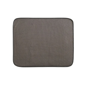 InterDesign / Коврик для сушки посуды микрофибра коричневый 45х40см (100886)