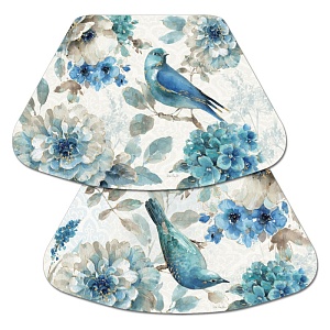 Conimar / Комплект сервировочных салфеток "Синяя птица" 45х29см 4 шт (100957)