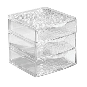 InterDesign / Органайзер дождь с ящичками 11.4х12.7х11.4 см пластик (100187)