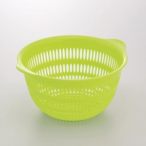 Inomata / Дуршлаг Д19см ЗЕЛЕНЫЙ (100312)