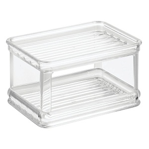 InterDesign / Держатель для мыла пластик 12.75х9.5х7.75 см (100120)