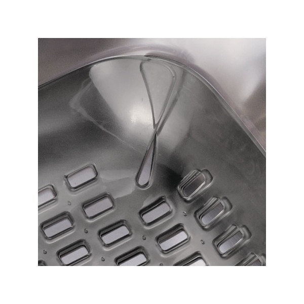 InterDesign / Коврик для раковины Contour графит пластик 35.5х40.6см (100859)