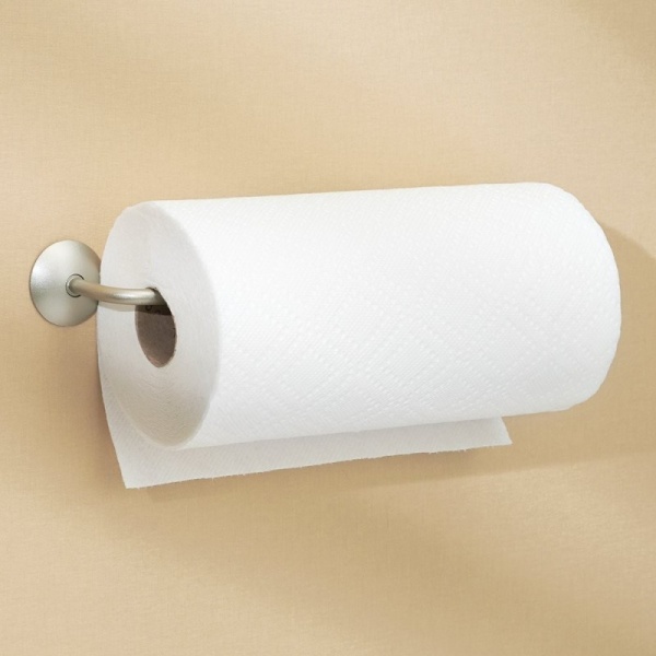 InterDesign / Настенный держатель для бумажных полотенец Classico Хром матовый (100045)