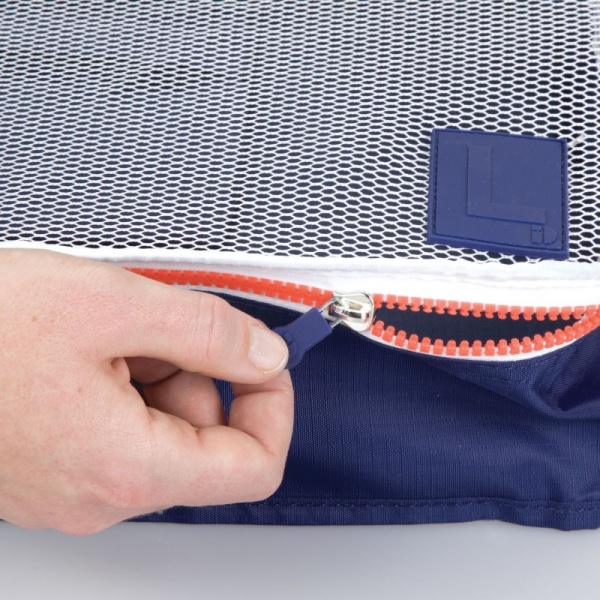 InterDesign / Дорожный набор их 3 органайзеров-чехлов Interdesign неви/оранжевый (100623)