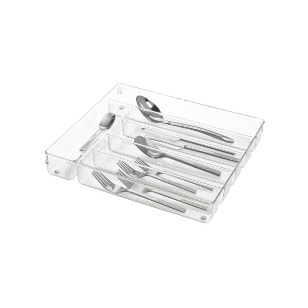 InterDesign / Лоток для столовых приборов LINUS 6 отделений 34х33см (101260)