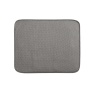 InterDesign / Коврик для сушки посуды микрофибра серый 45х40см (100885)