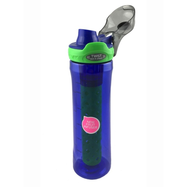DECOR / Бутылка для воды INFUSE тритан 780мл, синий (101158)