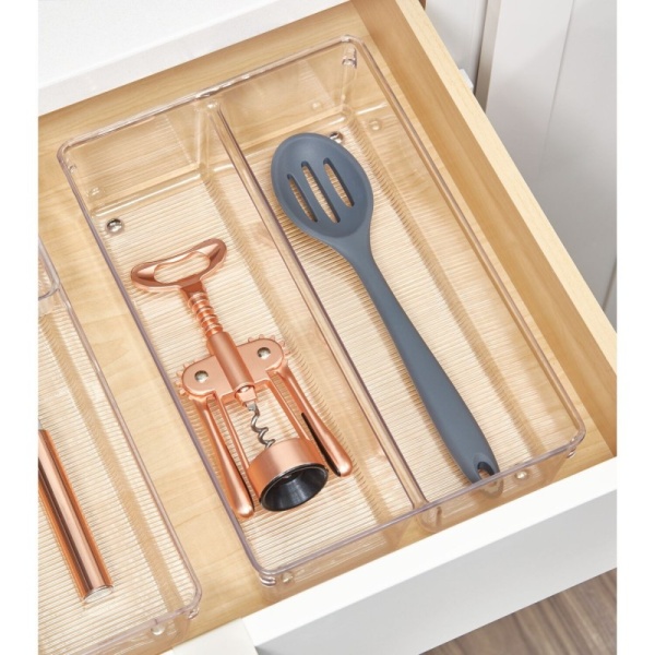 InterDesign / Лоток Linus универсальный двухсекционный 30.4х20.3х7.6см (101262)