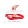 DECOR / Контейнер пищевой PREMIUM BACON COOKER для приготовления бекона в СВЧ (101076)
