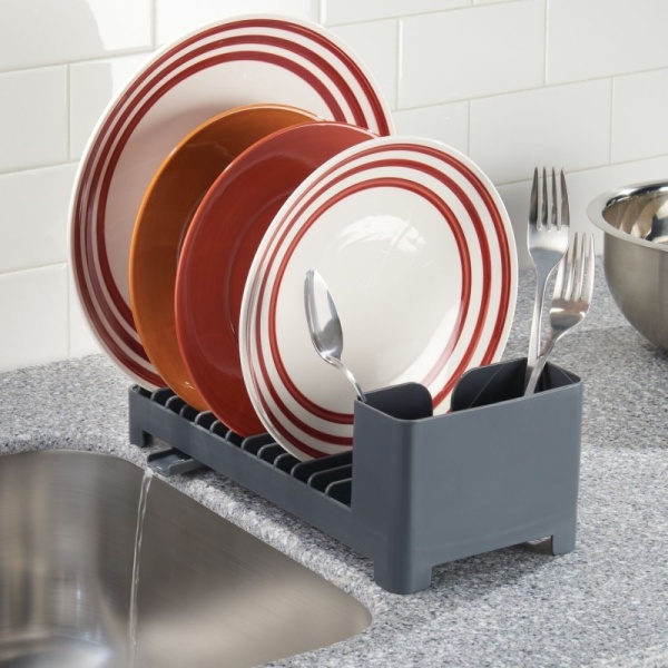 InterDesign / Сушилка по посуды Clarity с поворотным изливом (101248)