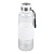 DECOR / Бутылка герметичная из минерального стекла в силиконе 500мл, белый (101130)