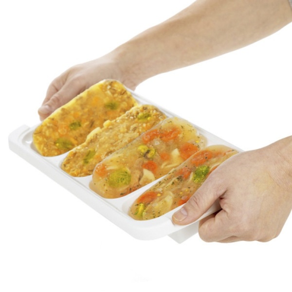 Progressive / Контейнер для заморозки с силиконовой крышкой 4 порции по 200мл (101435)