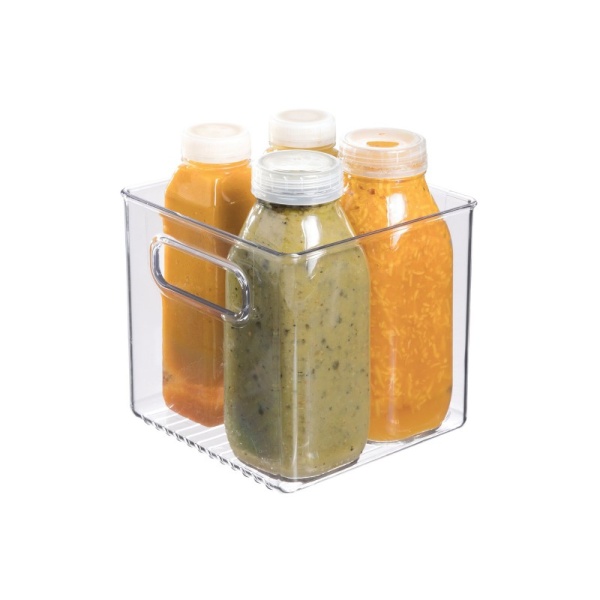 Контейнер Fridge для хранения упаковок с продуктами в холодильнике 15х15х15см (101514)