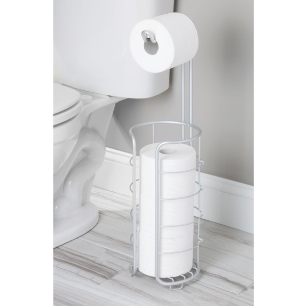 InterDesign / Держатель для туалетной бумаги с отсом для хранения рулонов (100645)