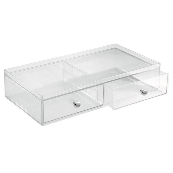 InterDesign / Органайзер-полочки для храния  с 2-мя ящиками (100656)