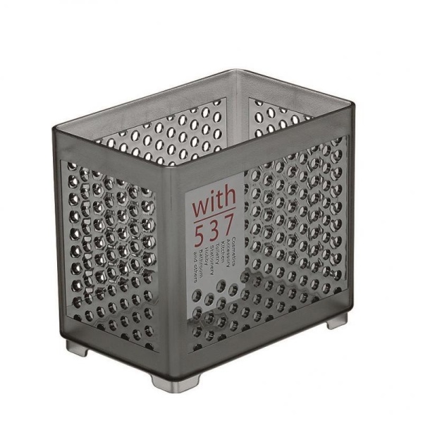 Inomata / Подставка для канцелярии 118*79*106мм СЕРЫЙ (100536)