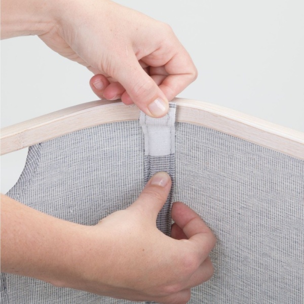 InterDesign / Текстильная корзина-органайзер Interdesign серый/беж L (100740)