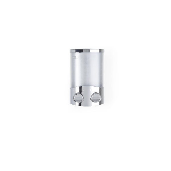 BETTER LIVING / Диспенсер для жидкого мыла, геля, шампуня, кондиционера EURO DUO двухкамерный 310мл  хром (100997)