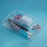 InterDesign / Органайзер для косметики в выдвижной ящик с 4 отделениями Rain (100677)