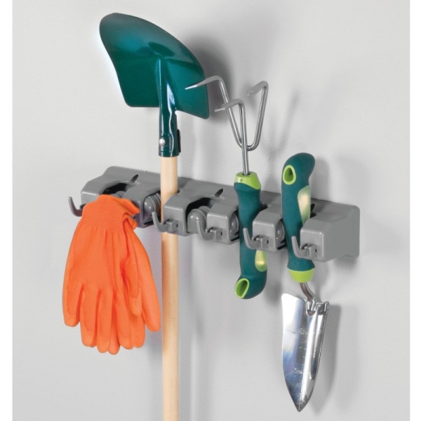 InterDesign / Держатель настенный для швабр, садового и спортивного инвентаря, инструментов (100769)