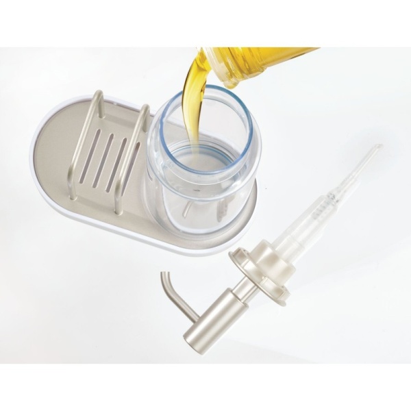 InterDesign / Дозатор для жидкого мыла с держателем для губки Austin (100900)