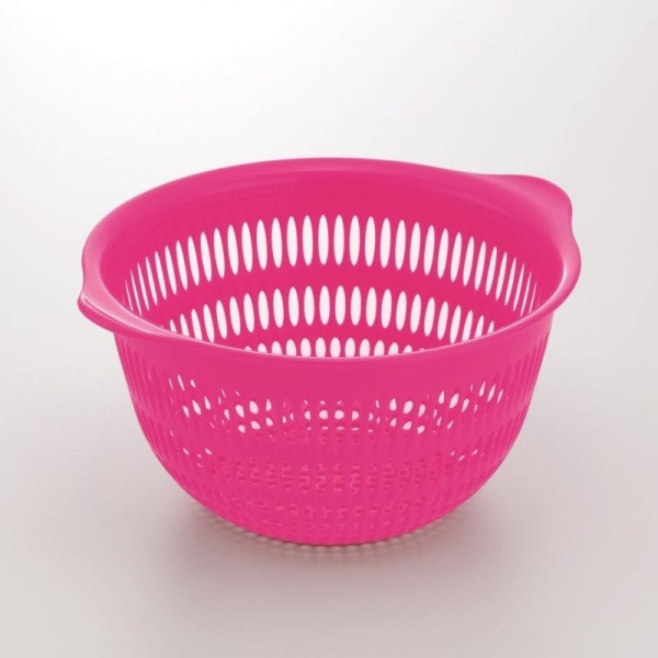 Inomata / Дуршлаг Д19см РОЗОВЫЙ (100313)