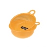 Inomata / Набор 2 предмета (миска + дуршлаг) 650мл ОРАНЖЕВЫЙ (100492)