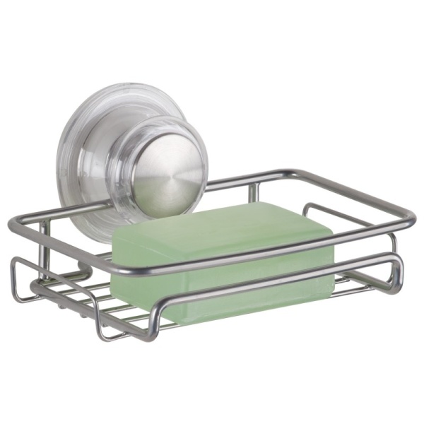 InterDesign / Мыльница энергия ультра на присоске металл (100106)