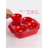 DECOR / Контейнер пищевой PREMIUM STEAM EGG POACHER для приготовления яиц-пашот в СВЧ (101075)