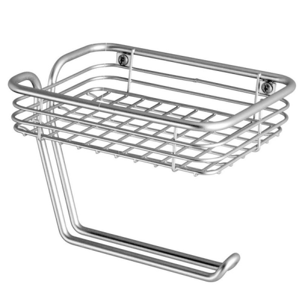 InterDesign / Держатель для туалетной бумаги Classico с полочкой (100713)