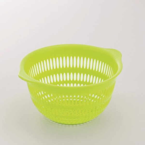 Inomata / Дуршлаг Д17см ЗЕЛЕНЫЙ (100309)