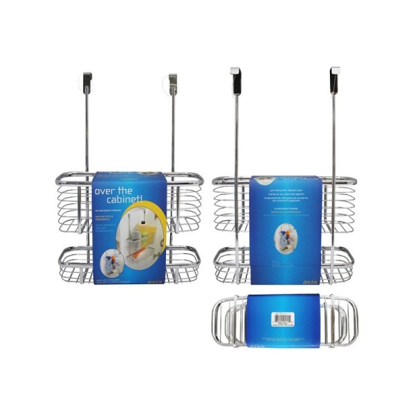 InterDesign / Двойная корзина на дверцу шкафа Axis Сталь (100692)