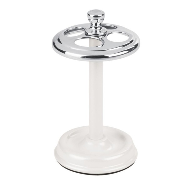 InterDesign / Держатель йорк для зубных щеток жемчужный металл/хром (100121)