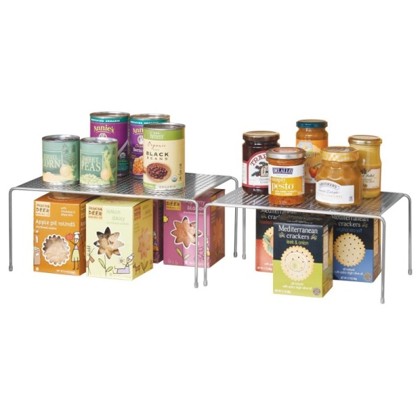 InterDesign / Раздвижная полка в кухонный шкаф Classico серебро (100675)