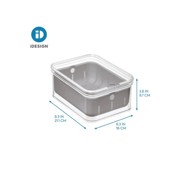 InterDesign / Контейнер CRISP для холодильника со съемной корзиной 21х16х9,5см (101296)