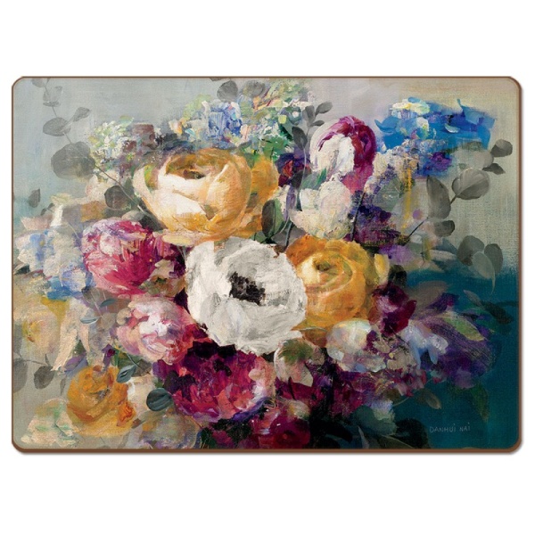 Conimar / Доска сервировочная "Осенний букет" 40х29см 2 шт на пробковой основе (101034)