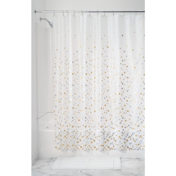 InterDesign / Штора для ванной конфетти 180х200 см пвх (100169)