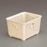 Inomata / Корзина   145*115*90мм с ручками СЛОНОВАЯ КОСТЬ (100381)