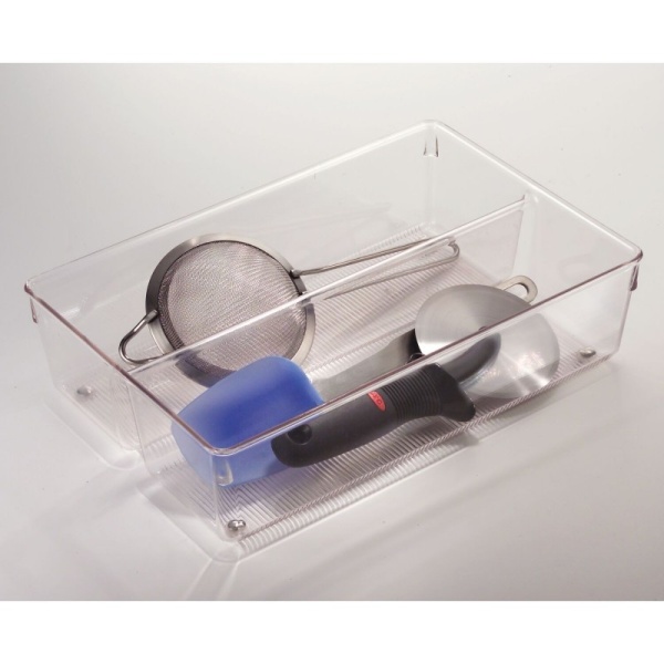 InterDesign / Лоток Linus универсальный двухсекционный 30.4х20.3х7.6см (101262)