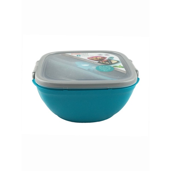 DECOR / Ланч-бокс GO SALAD 6 предметов 1.8л, бирюза (101151)