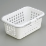 Inomata / Корзина   250*167*99мм с ручками БЕЛЫЙ (100404)