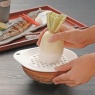 Inomata / Терка круг. на миску 17,3*19,3*1,6см БЕЛЫЙ (100582)