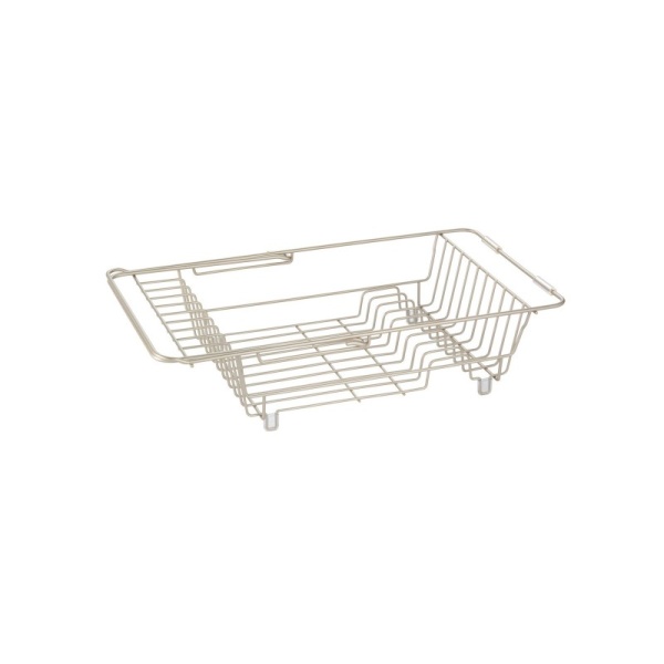 InterDesign / Сушка для посуды Classico на раковину регулируемая по длине стальная (100857)