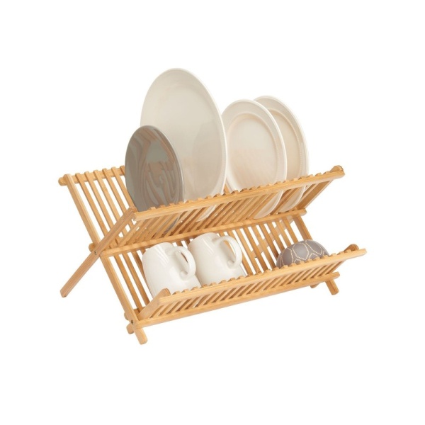 InterDesign / Сушка для посуды складная Formbu бамбуковая (100883)
